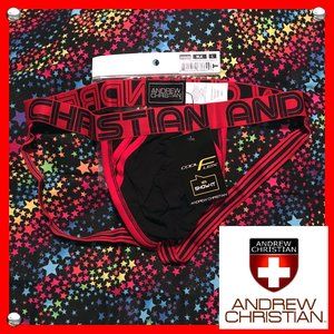 Andrew Christian CoolFlex Modal Active Jock w Show-It, Size LARGE, BRAND…